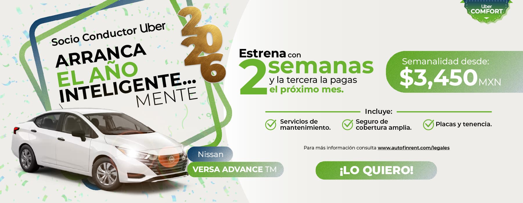 Cotiza NISSAN Versa Transmisión Manual